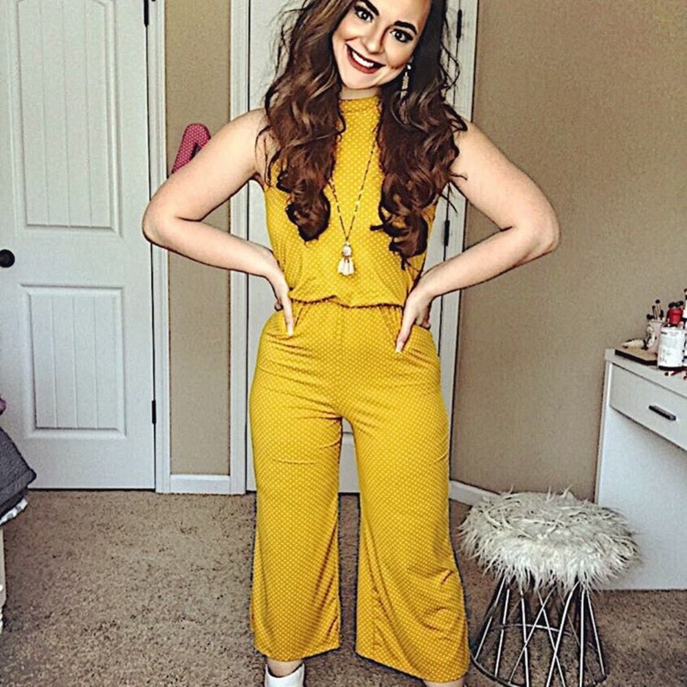 Yellow jumpsuit